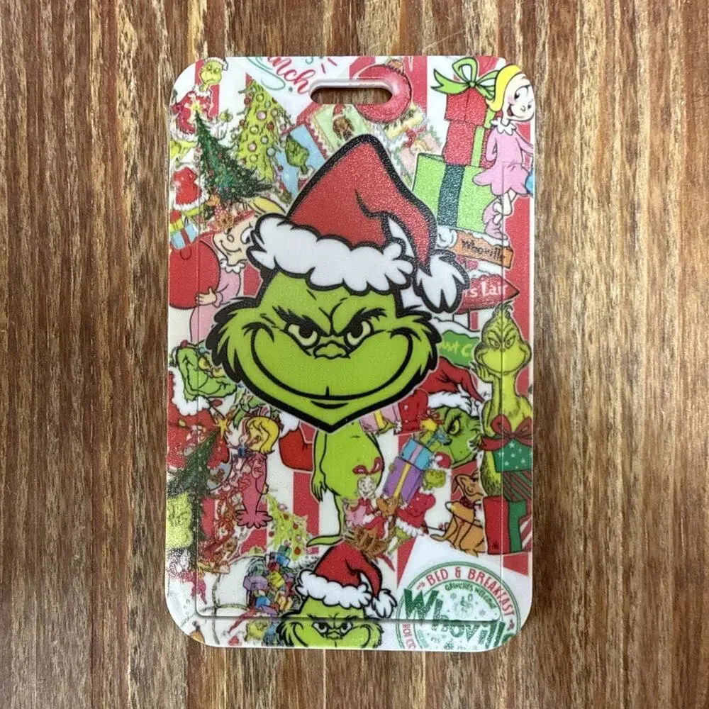 Grinch Badge ID Holder